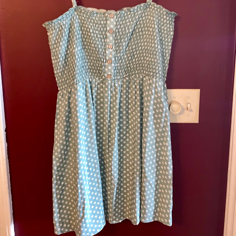 AUW mint green mini dress